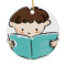Child reading a book