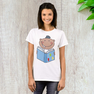 Child Reading A Maths Book T-Shirt