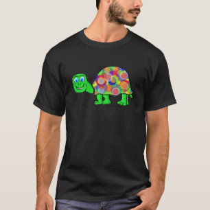 Child s Turtle to Tortoise Abstract Colour Circles T-Shirt