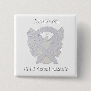 Child Sexual Assault Awareness White Ribbon Pin