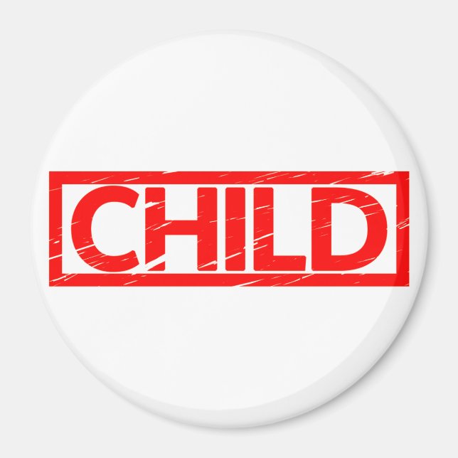 Child Stamp Magnet (Front)
