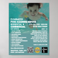 Child Swimmer Portrait, Swimming Pool Cleaning