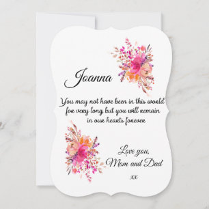 Child Sympathy Card