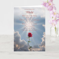 Child Sympathy Loss of Child Spiritual Condolences