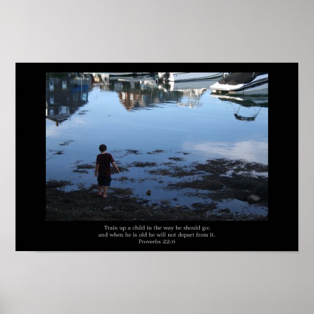 Child, train up a child poster (Front)