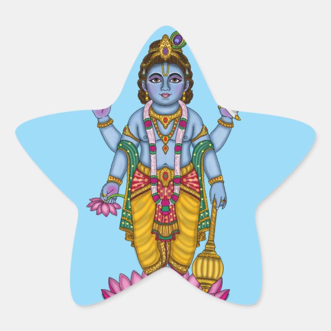 Child Vishnu Sticker (Front)