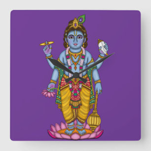 Child Vishnu Wall Clock