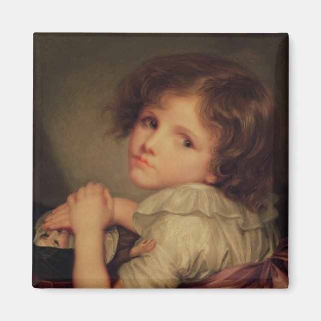 Child with a Doll Magnet (Front)