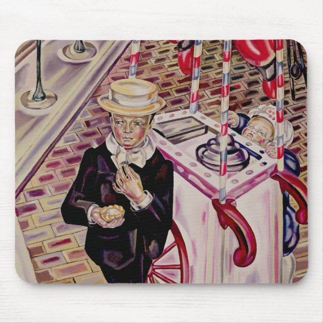 Child with an Ice Cream Mouse Pad (Front)
