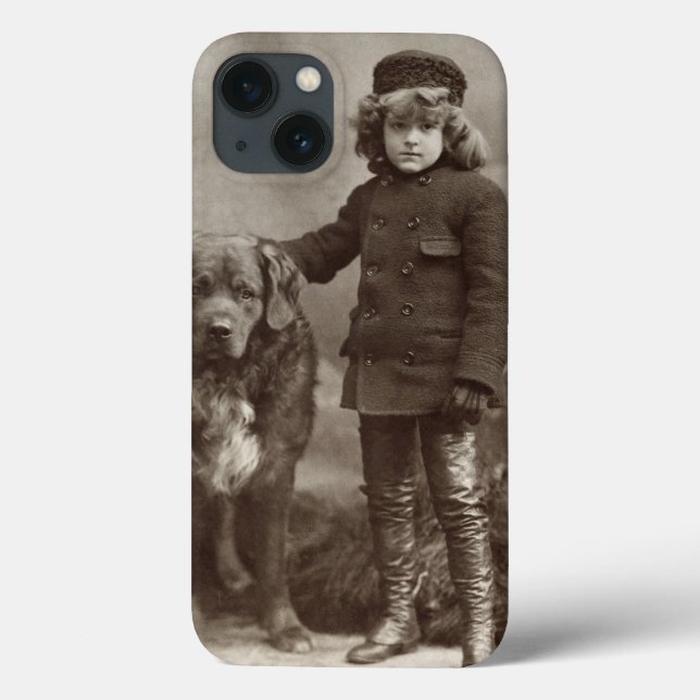 Child With Dog, C1885 Case-Mate iPhone Case (Back)