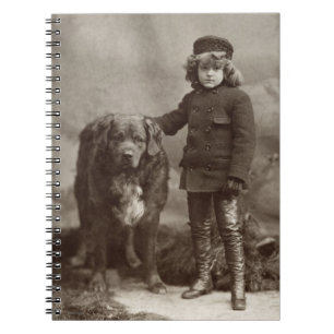 Child With Dog, C1885 Notebook