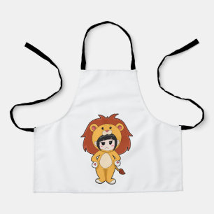 Child with Lion Costume Apron