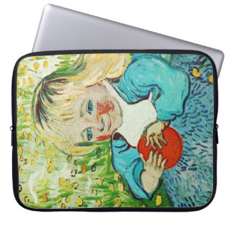 Child with Orange, 1890. Vincent van Gogh. Laptop Sleeve