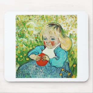 Child with Orange, 1890. Vincent van Gogh. Mouse Pad
