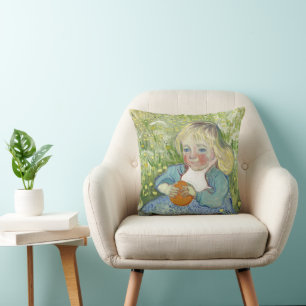 Child with Orange, Vincent Van Gogh Cushion