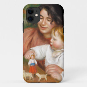 Child with Toys painting by Auguste Renoir iPhone 11 Case