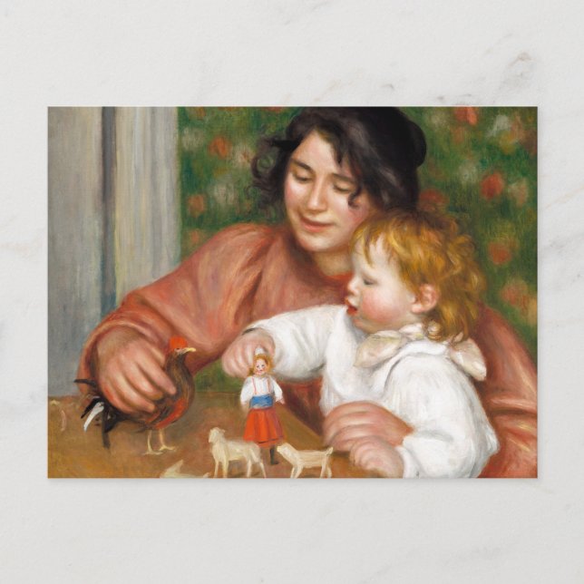 Child with Toys painting by Auguste Renoir Postcard (Front)