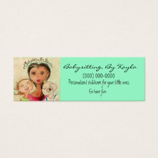 Childcare/Babysitting Card