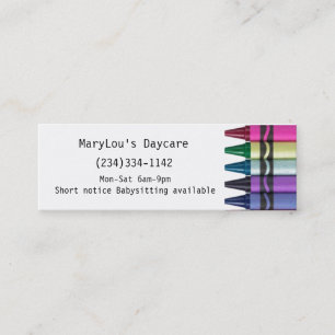 Childcare Daycare Business card