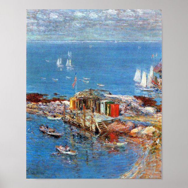 Childe Hassam - Afternoon in August, Appledore Poster (Front)