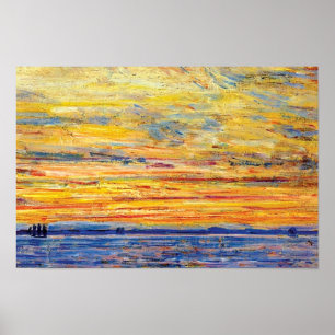 Childe Hassam - Evening Poster