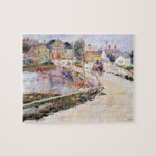 Childe Hassam - In Gloucester Jigsaw Puzzle (Horizontal)