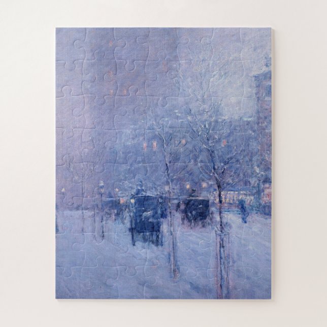Childe Hassam - Late Afternoon, New York, Winter Jigsaw Puzzle (Vertical)