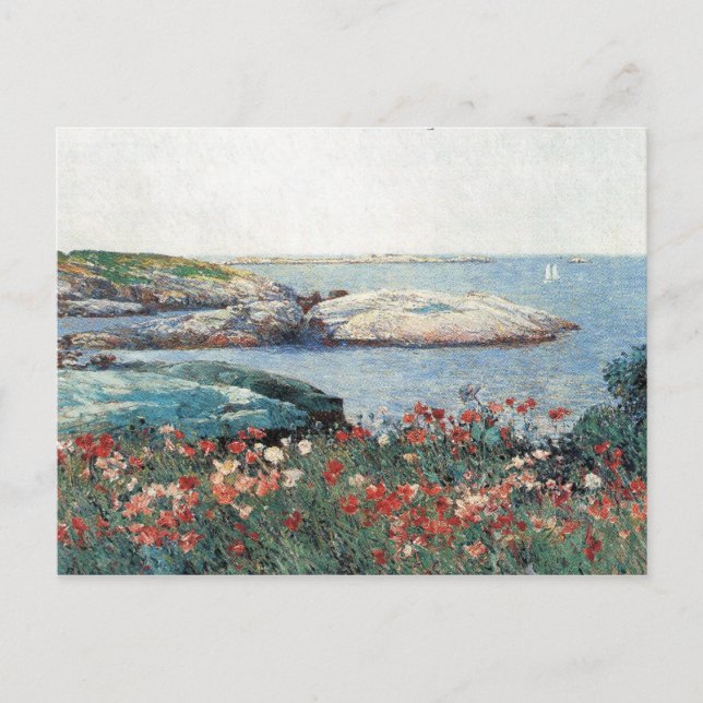 Childe Hassam - Poppies Isles of Shoals Postcard (Front)