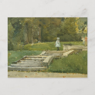 Childe Hassam - Saint-Cloud Postcard