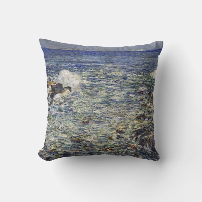 Childe Hassam Surf, Isles of Shoals Cushion (Front)