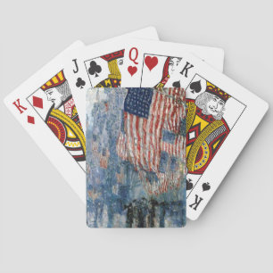 Childe Hassam "The Avenue in the Rain Pla Playing Cards
