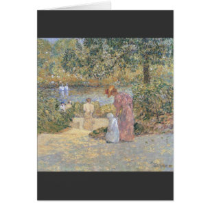 Childe Hassam - The staircase at Central Park