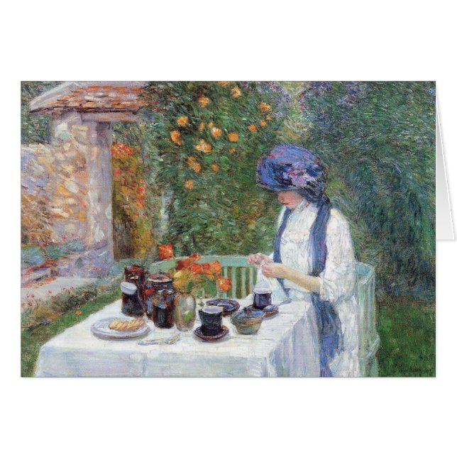 Childe Hassam - The Terre-Cuits Tea Set (Front Horizontal)