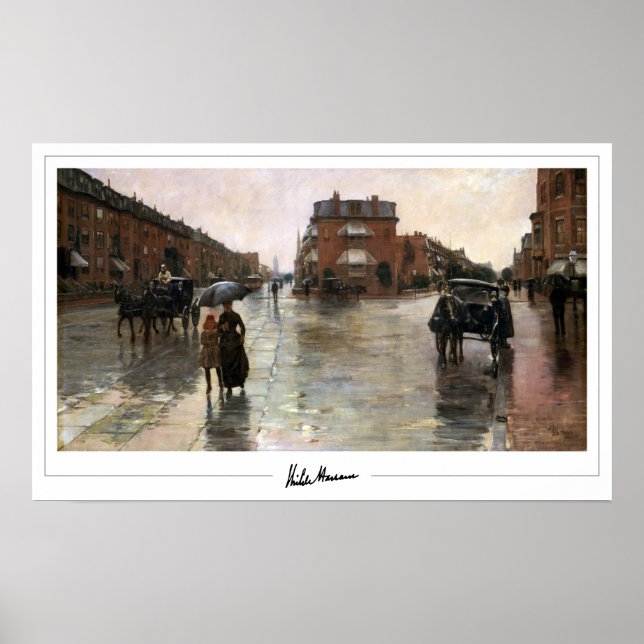 Childe Hassam Zedign Art Poster #17-2 (Front)