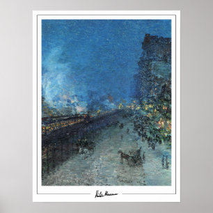 Childe Hassam Zedign Art Poster #437-2