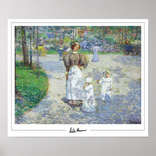 Childe Hassam Zedign Art Poster #448