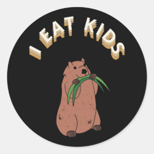 Childern's i Eat Kids' Sticker