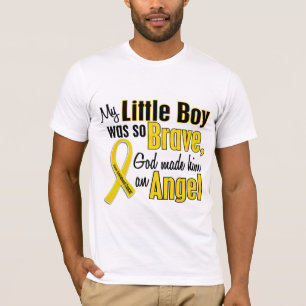 Childhood Cancer ANGEL 1 Little Boy T-Shirt