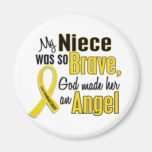 Childhood Cancer ANGEL 1 Niece Magnet