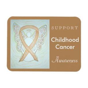 Childhood Cancer Awareness Angel Custom Magnet