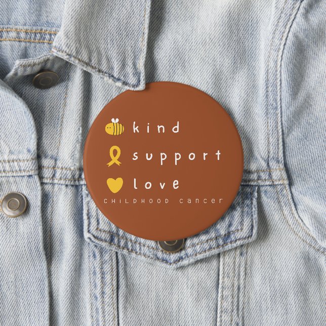 childhood cancer awareness Buttons (In Situ)