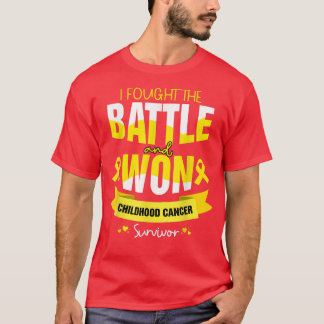 Childhood Cancer Awareness Cancer Survivor Fighter T-Shirt