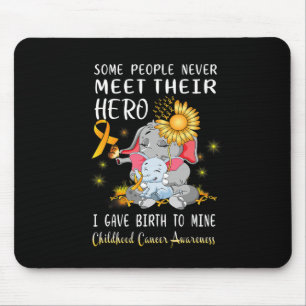 Childhood Cancer Awareness Cancer Survivor Warrior Mouse Pad