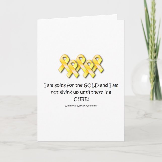 Childhood Cancer Awareness Card (Front)