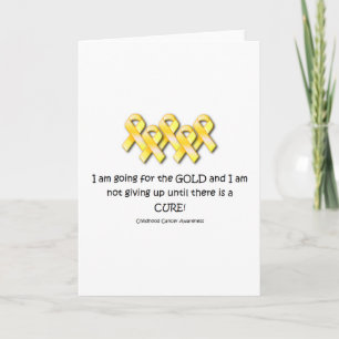 Childhood Cancer Awareness Card