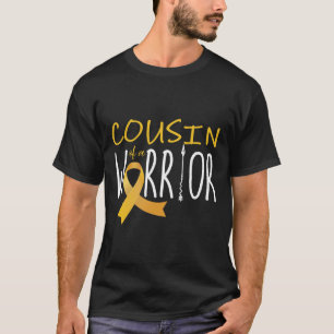 Childhood Cancer Awareness Cousin Of A Warrior T-Shirt