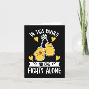 Childhood Cancer Awareness Design for a Cancer War Card
