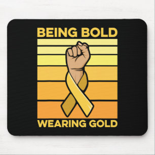 Childhood Cancer Awareness Design for a Cancer War Mouse Pad
