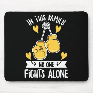 Childhood Cancer Awareness Design for a Cancer War Mouse Pad