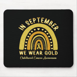 Childhood Cancer Awareness DIPG Shark Take A Extin Mouse Pad